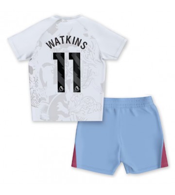 Aston Villa Ollie Watkins #11 Udebanesæt Børn 2023-24 Kort ærmer (+ korte bukser)